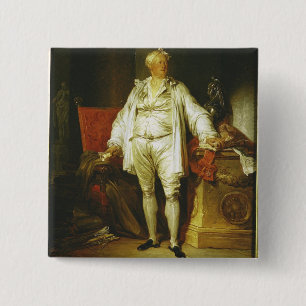 Porträtt av Monsieur Bergeret de Grancourt (1715- Knapp