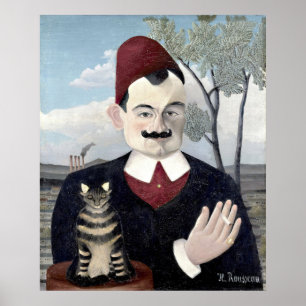 Porträtt av monsieur X, Henri Rousseau Fine Art Poster