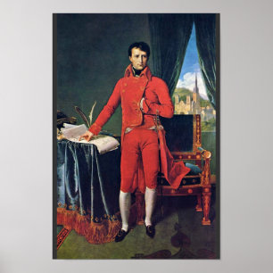Porträtt av Napoleon Bonaparte som först konsul, Poster