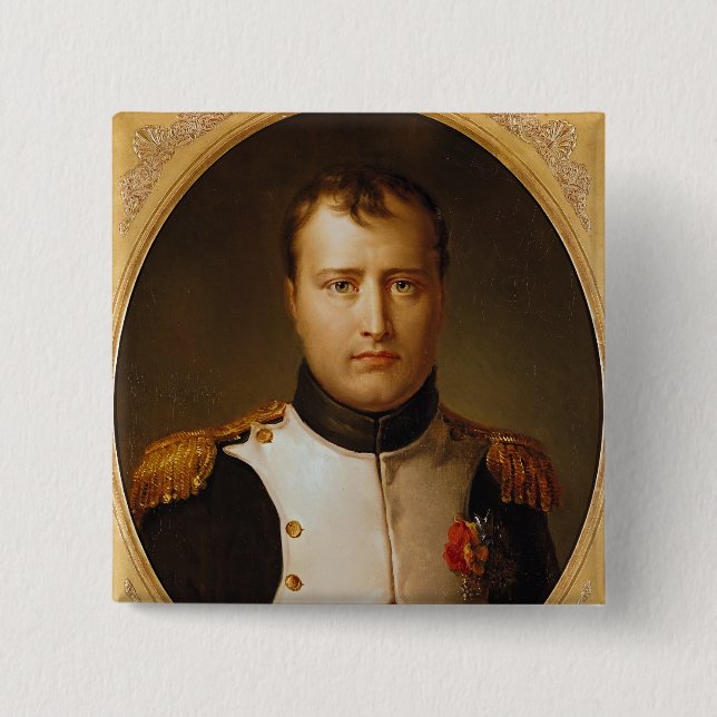 Porträtt av Napoleon i enhetligt Knapp (Framsida)
