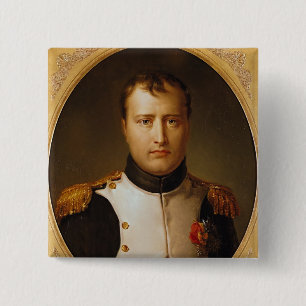 Porträtt av Napoleon i enhetligt Knapp