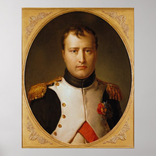 Porträtt av Napoleon i enhetligt Poster