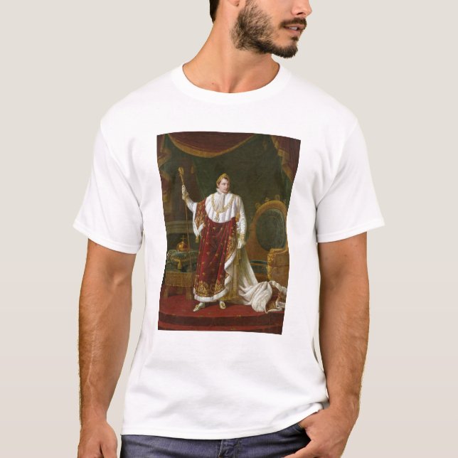 Porträtt av Napoleon i hans Coronationskrud T-shirt (Framsida)