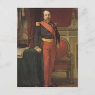 Porträtt av Napoleon III 1862 Vykort
