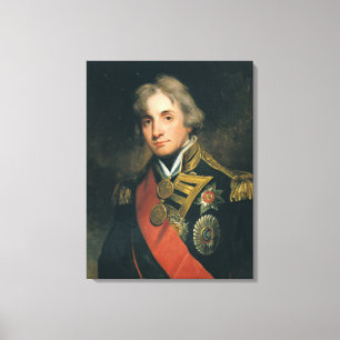Porträtt av Nelson Canvastryck