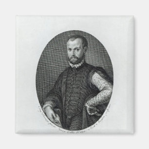 Porträtt av Niccolo Machiavelli Magnet