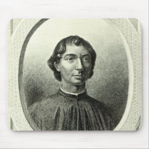 Porträtt av Niccolo Machiavelli Musmatta