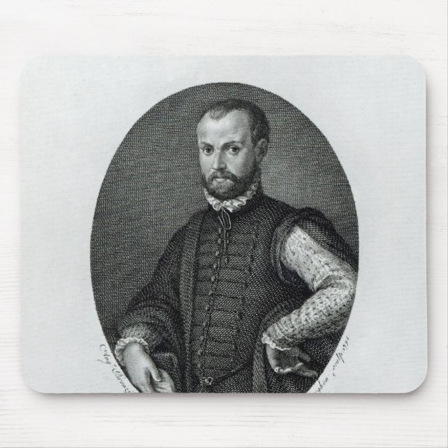 Porträtt av Niccolo Machiavelli Musmatta (Framsidan)
