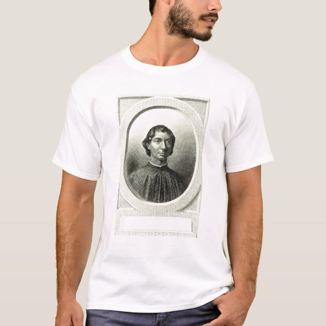 Porträtt av Niccolo Machiavelli Tee (Framsida)