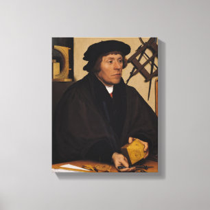 Porträtt av Nicholas Kratzer 1528 Canvastryck