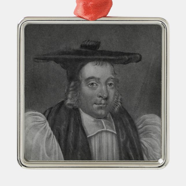 Porträtt av Nicholas Monck Julgransprydnad Metall (Framsidan)