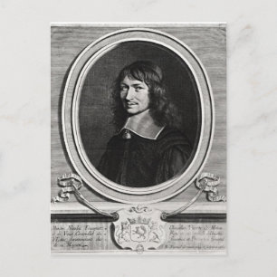 Porträtt av Nicolas Fouquet 1662 Vykort
