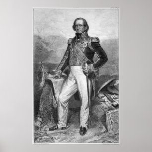 Porträtt av Nicolas Jean-de-Dieu Poster