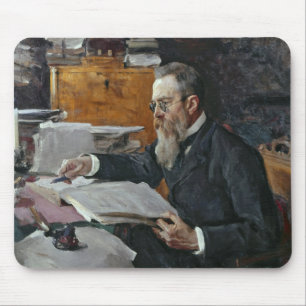 Porträtt av Nikolai Andreyevich Rimsky-Korsakov Musmatta