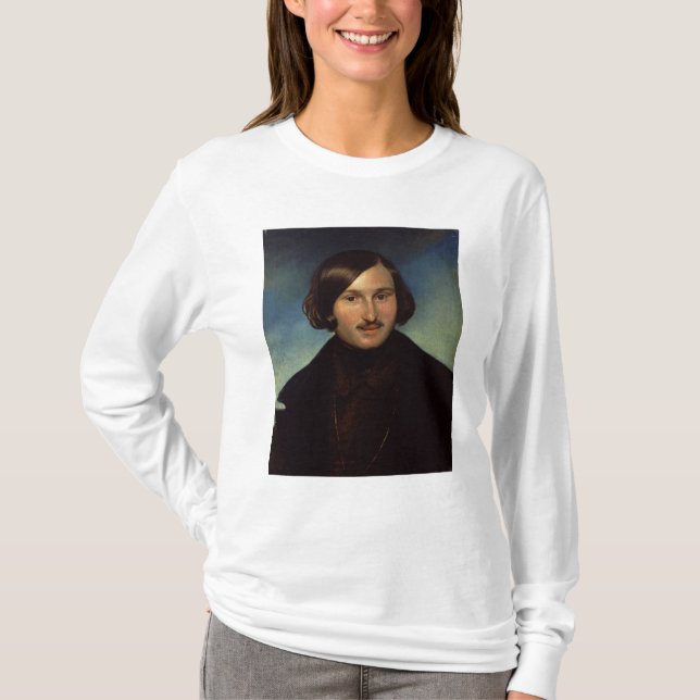 Porträtt av Nikolay Gogol, 1841 Tröja (Framsida)