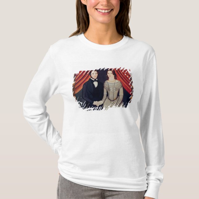 Porträtt av nygifta tee shirt (Framsida)