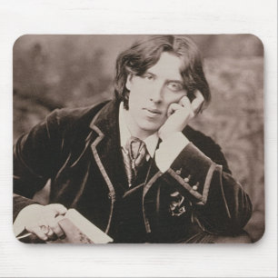 Porträtt av Oscar Wilde (1854-1900), 1882 Musmatta