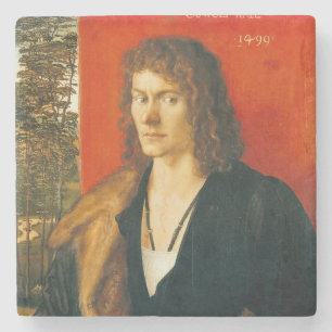 Porträtt av Oswolt Krel av Albrecht Durer Stenunderlägg