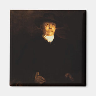 Porträtt av Otto Von Bismarck (1815-98) (olja på Magnet