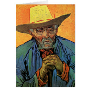 Porträtt av Patience Escalier av Vincent van Gogh Hälsningskort