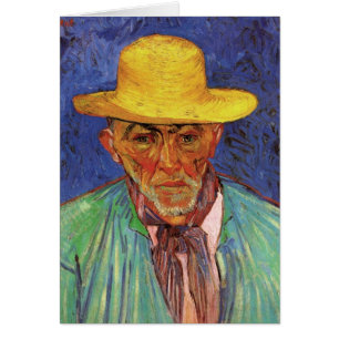 Porträtt av Patience Escalier av Vincent van Gogh Hälsningskort