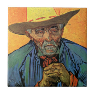 Porträtt av Patience Escalier av Vincent van Gogh Kakelplatta