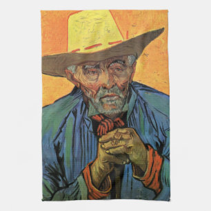 Porträtt av Patience Escalier av Vincent van Gogh Kökshandduk