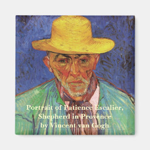 Porträtt av Patience Escalier av Vincent van Gogh Magnet