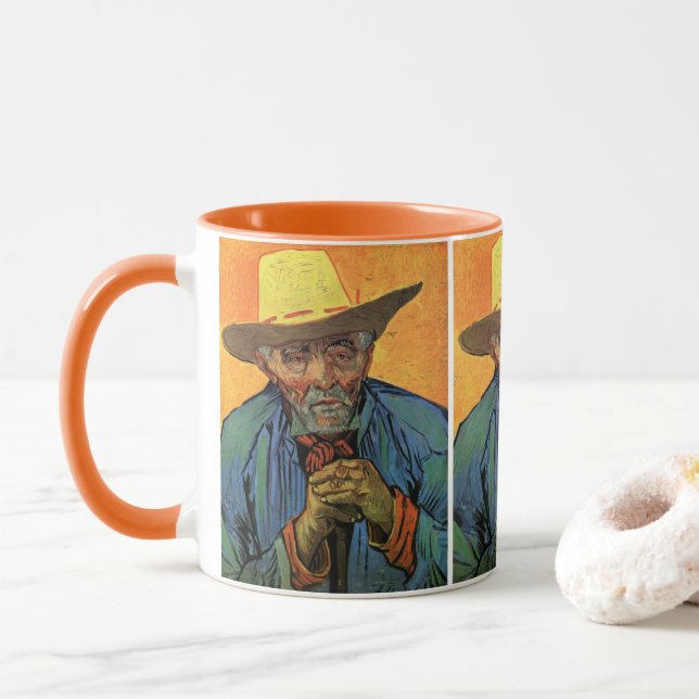 Porträtt av Patience Escalier av Vincent van Gogh Mugg (Med munk)