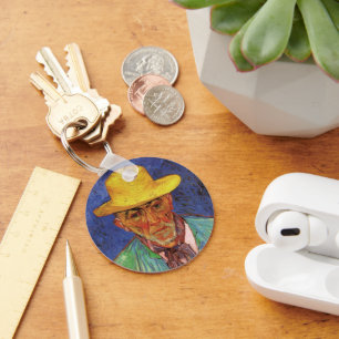 Porträtt av Patience Escalier av Vincent van Gogh Nyckelring