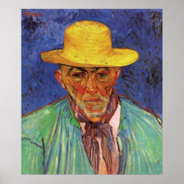Porträtt av Patience Escalier av Vincent van Gogh Poster
