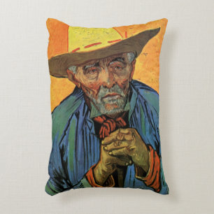 Porträtt av Patience Escalier av Vincent van Gogh Prydnadskudde
