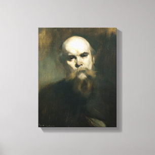 Porträtt av Paul Verlaine 1890 Canvastryck
