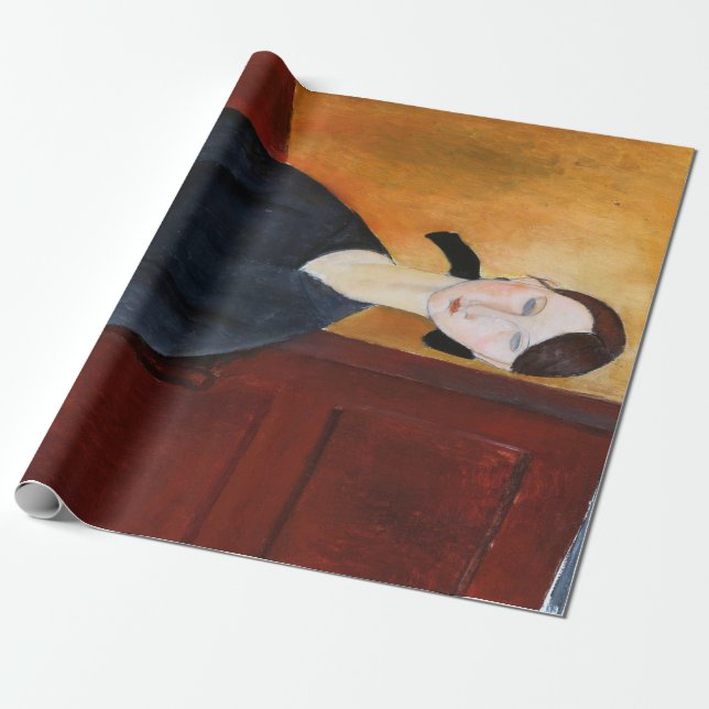 Porträtt av Paulette Jourdain, Modigliani Presentpapper (Utrullad)