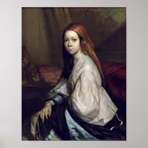 Porträtt av Pauline Ono Poster