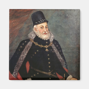 Porträtt av Philip II av Spanien 2 Magnet