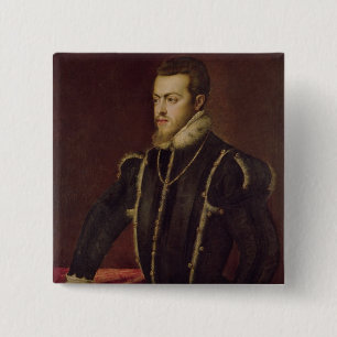 Porträtt av Philip II av Spanien Knapp