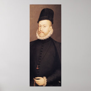 Porträtt av Philip II c.1580 Poster