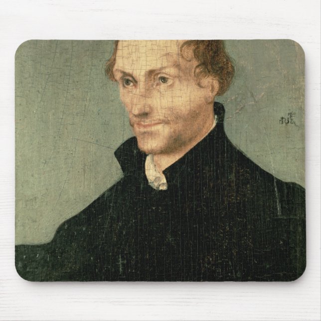 Porträtt av Philipp Melanchthon, 1532 Musmatta (Framsidan)
