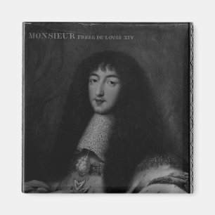 Porträtt av Philippe Duc d'Orleans Magnet