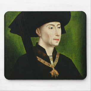 Porträtt av Philippe le Bon Duc de Bourgogne Musmatta