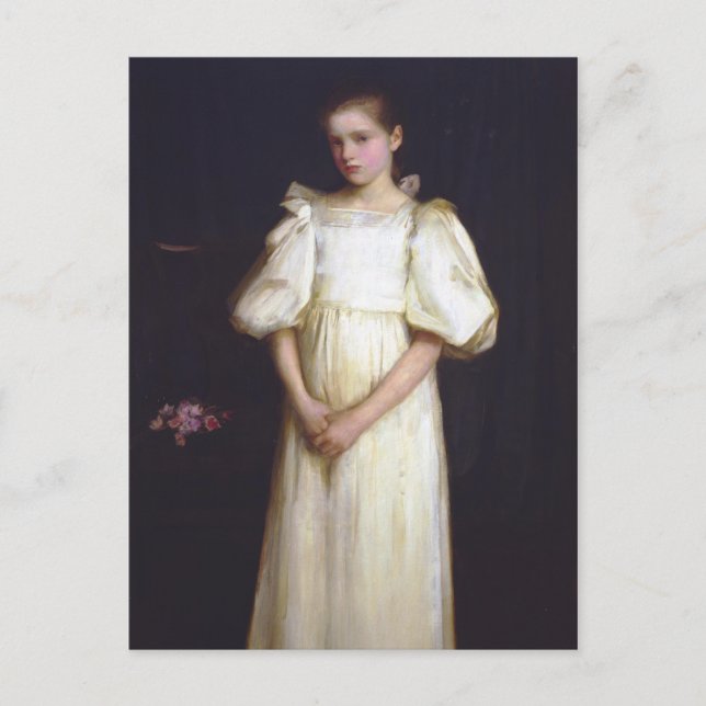 Porträtt av Phyllis Waterlow av John Waterhouse Vykort (Framsida)