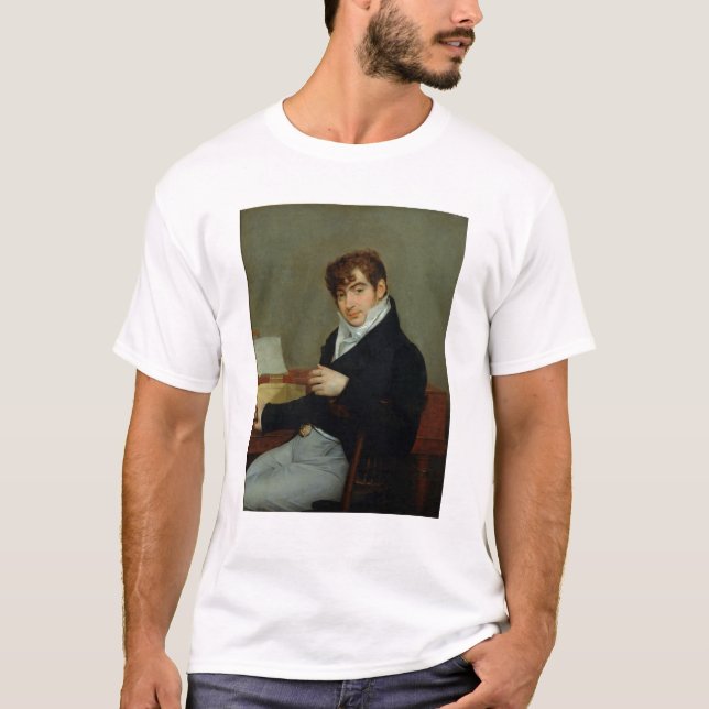 Porträtt av Pierre Zimmermann 1808 T-shirt (Framsida)