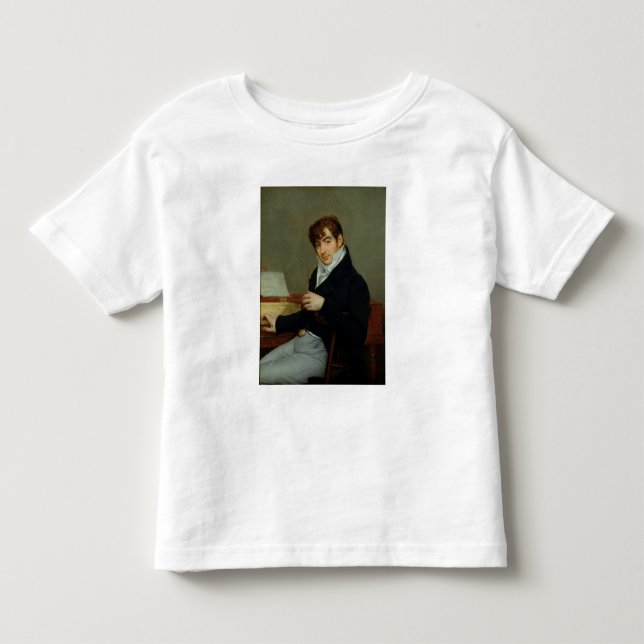 Porträtt av Pierre Zimmermann 1808 Tee Shirt (Framsida)