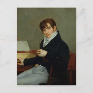 Porträtt av Pierre Zimmermann 1808 Vykort