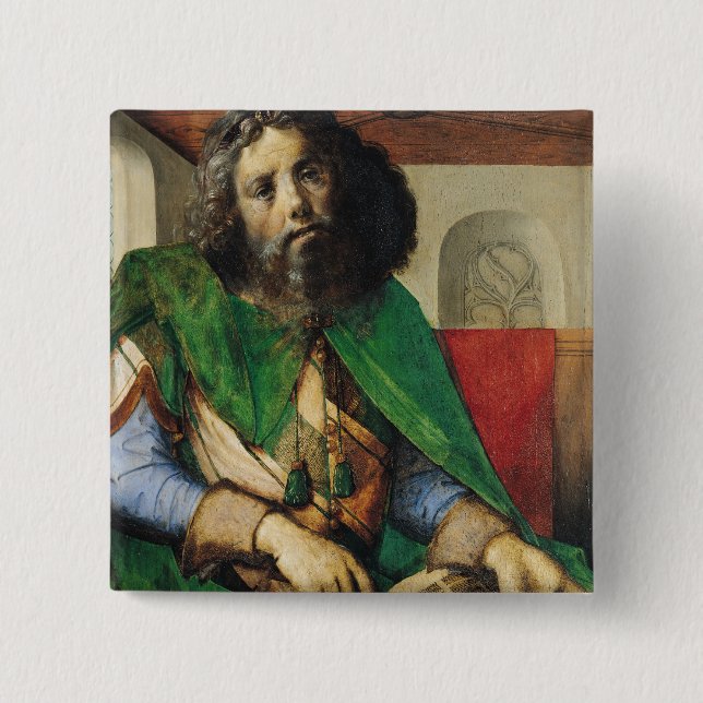 Porträtt av Plato c.1475 Knapp (Framsida)