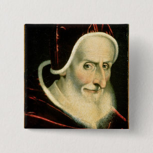 Porträtt av Pope Pius V 1576-80 Knapp