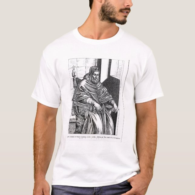 Porträtt av Pope Sixtus V Tee Shirt (Framsida)