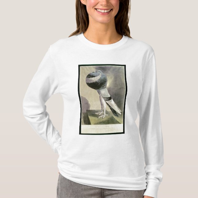 Porträtt av Pouterduvan T-shirt (Framsida)