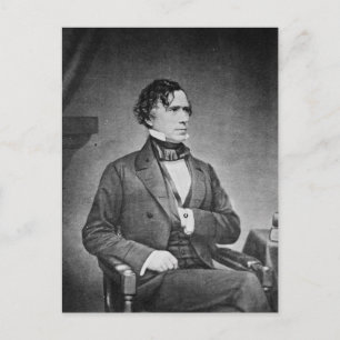 Porträtt av president Franklin Pierce av M Brady Vykort